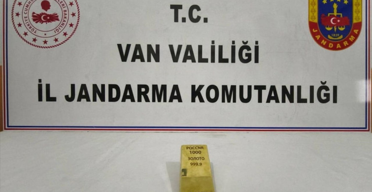 Van'da Gümrük Kaçağı Külçe Altın Ele Geçirildi