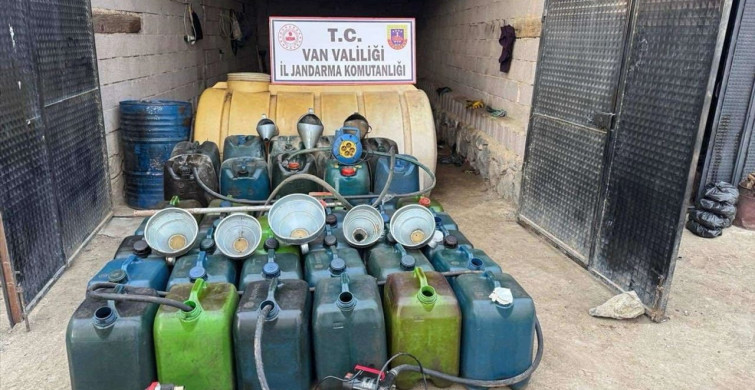 Van'da Kaçak Akaryakıt Operasyonu