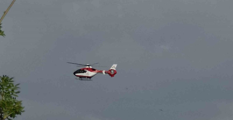 Van’da Kalp Krizi Geçiren Hasta için Helikopter Ambulansla Acil Sevk