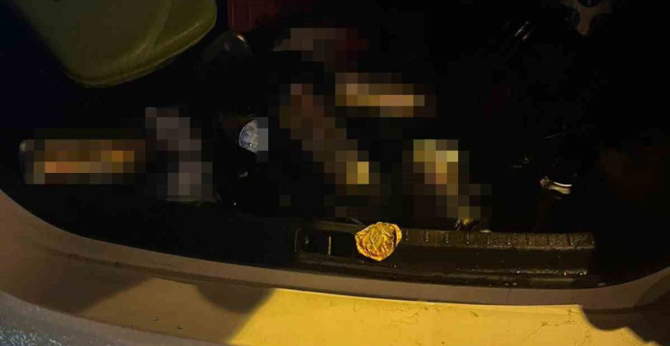 Van'da kaza yapan otomobilin bagajından çok sayıda bira kutusu çıktı