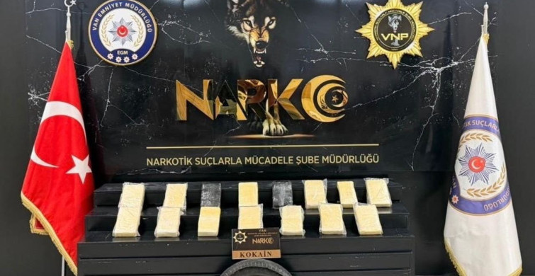 Van'da Narkotik Operasyonu: 16 Kilogram Kokain Ele Geçirildi