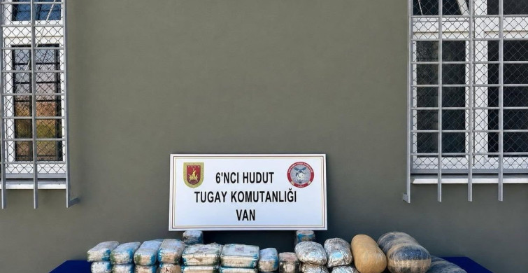 Van'da sınır hattında 44 kilo uyuşturucu madde ele geçirildi