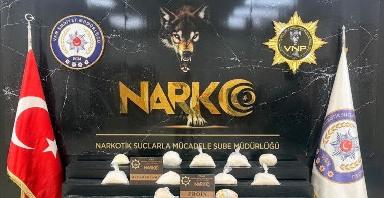 Van'da Uyuşturucu Operasyonu: 10 Kilogram Madde Ele Geçirildi
