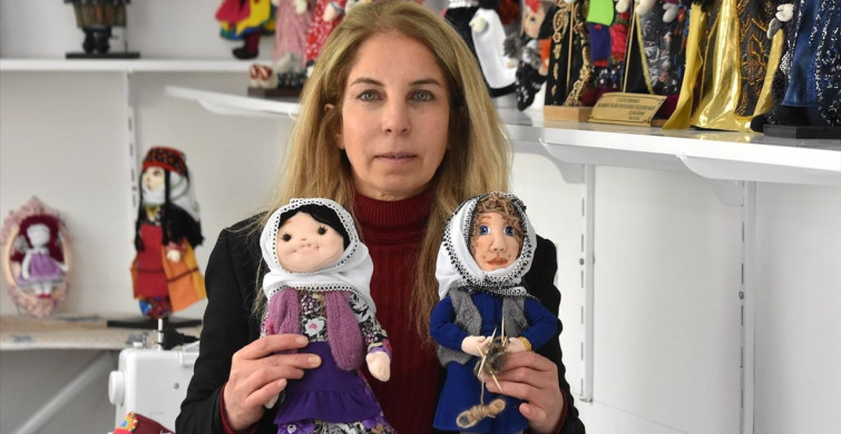 Van'ın Yöresel Giysi Kültürü Minyatür Bebeklerde Yaşatılıyor
