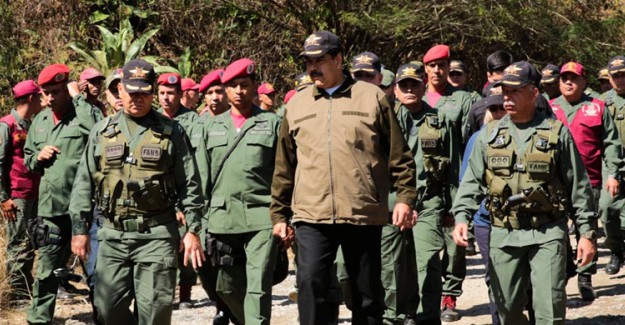 Venezuela'da Askeri Tatbikat 