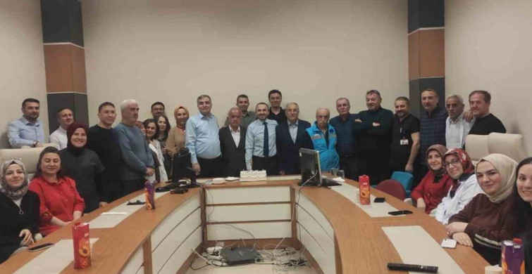 Vezirköprü Devlet Hastanesi'nde Emeklilik Veda Töreni