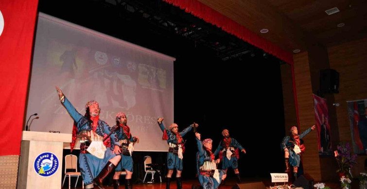Vezirköprü'de Türk halk oyunları gösterisi yapıldı
