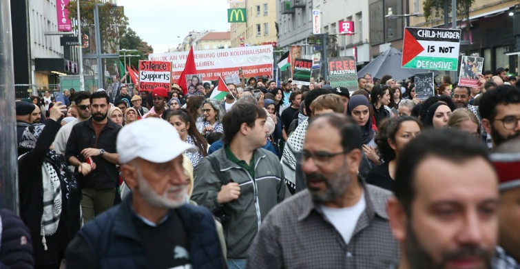 Viyana'da Filistin'e Destek Gösterisi: İsrail'e Yaptırım Talepleri