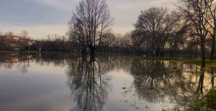 Yağışlar Tunca Nehri'ni Coşturdu: Debi Üç Günde Üç Kat Arttı