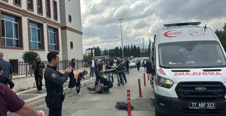 Yalova'da Adliye Önünde Korkunç Cinayet