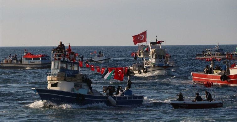 Yalova'da Filistin İçin Deniz Seferi