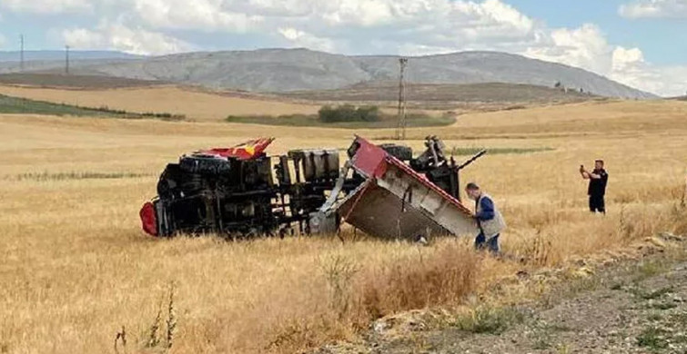 Yangına Müdahaleye Giden İtfaiye Aracı Devrilerek Kaza Yaptı: 3 Yaralı