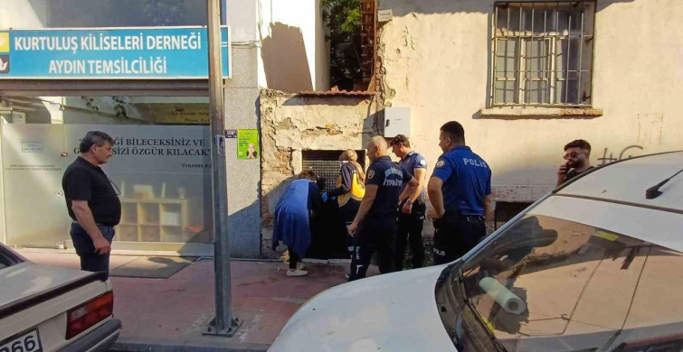 Yangını söndürmeye çalışırken yaralandı