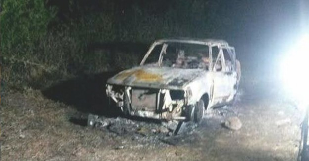 Yanmış Otomobilden Ceset Çıktı