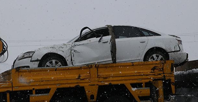 Yargıtay Cumhuriyet Savcısı Kaya'nın Kullandığı Otomobil Devrildi