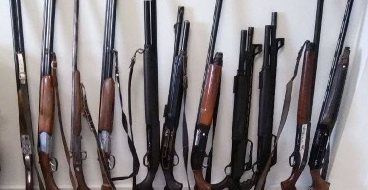 Yasa dışı avcılıkla el konulan 30 tüfek satışa sunuluyor