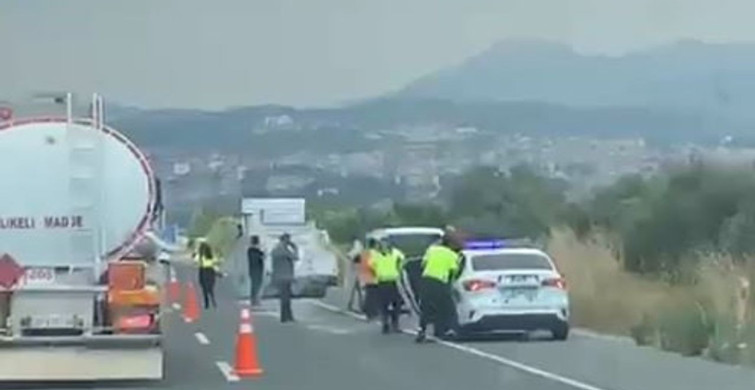 Yatağan-Bodrum Karayolunda Tehlikeli Kaza: Tonlarca Mermer Yola Düştü