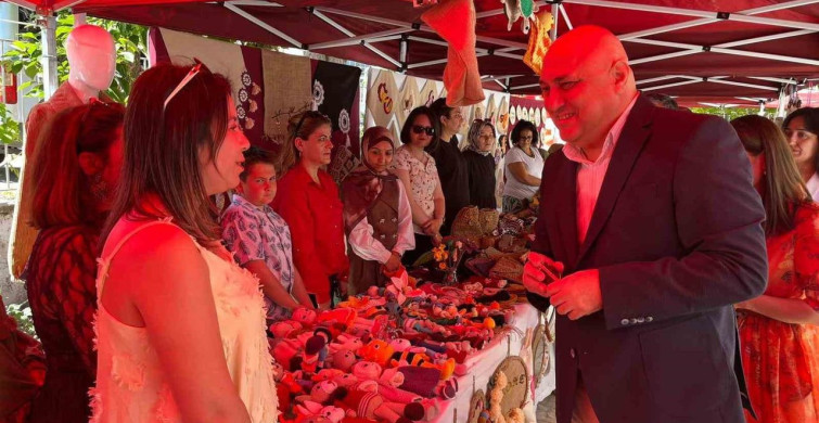 Yatağan'da El Emeği Ürünler Sergilendi