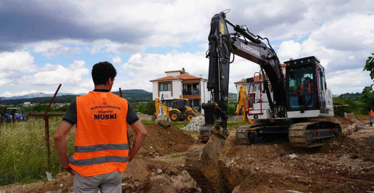 Yatağan'da Kanalizasyon Altyapı Çalışmaları Başladı