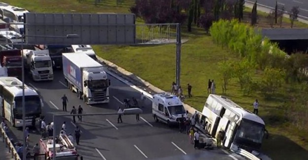 Yavuz Sultan Selim Köprüsü'nde Trafik Kazası! 5 Kişi Yaralandı