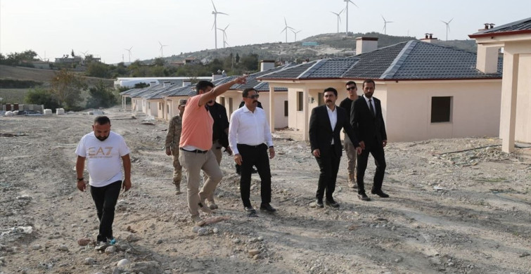 Yayladağı'nda Deprem Konutları Yapımında Son Durum