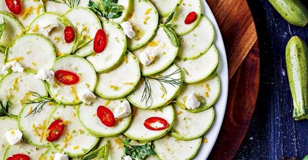 Yaz Aylarında Vazgeçemeyeceğiniz Bir Lezzet: Kabak Carpaccio 