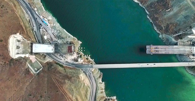 Yeni Kömürhan Köprüsü'nün Yüzde 90'ı Tamamlandı