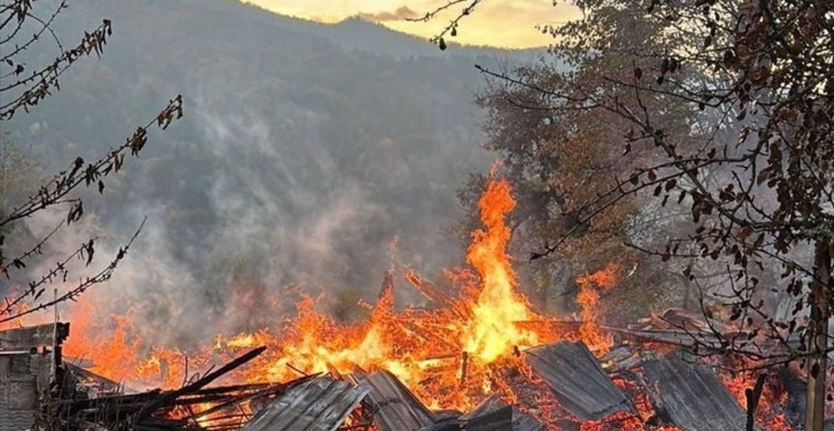 Yenice'de Ahşap Ev Yangını: 5 Kişi Dumandan Etkilendi