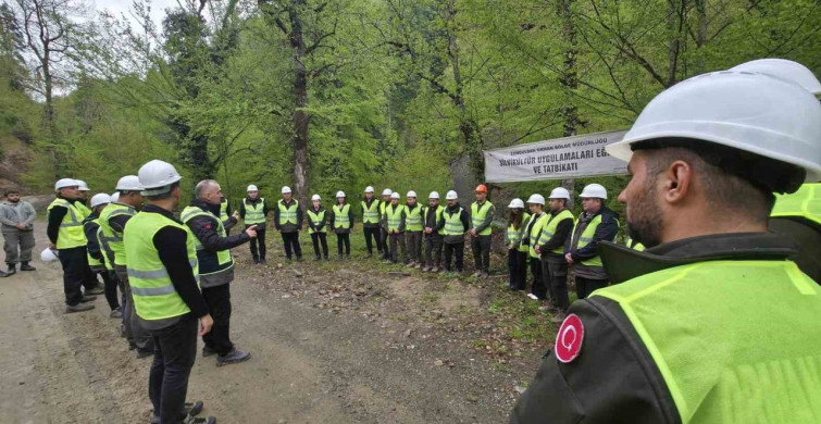 Yenice'de Silvikültür Eğitim Tatbikatı Gerçekleştirildi