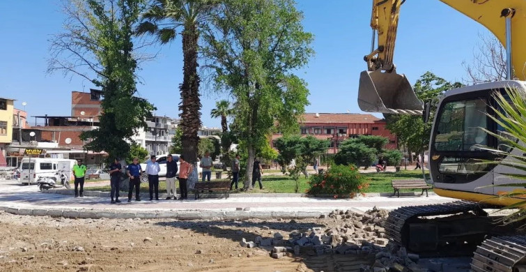 Yenipazar'da asfalt çalışmaları sürüyor