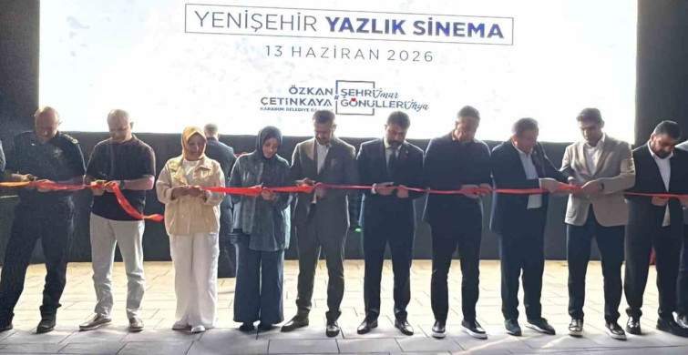 Yenişehir yazlık sineması 13 yıl aradan sonra yeniden açıldı