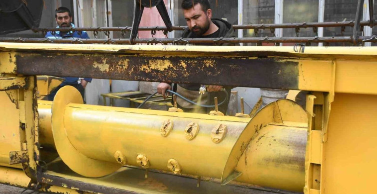 Yerköy'de Biçerdöver Bakımı Hız Kesmeden Devam Ediyor