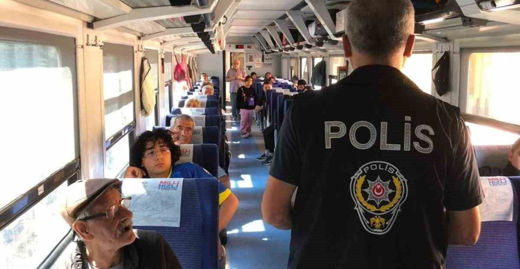 Yerköy'den geçen 'Doğu Ekspresi'nde 81 yolcu sorgulandı