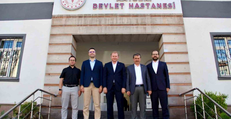 Yeşilhisar heyetinden başhekim çöl’e ziyaret