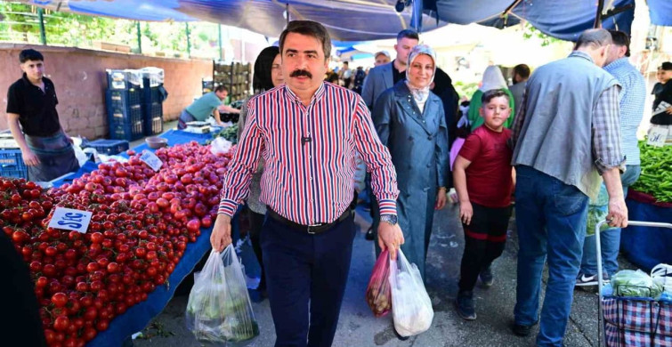 Yıldırım Belediye Başkanı Oktay Yılmaz, Bayramda Esnafa ve Vatandaşa Ziyarette Bulundu