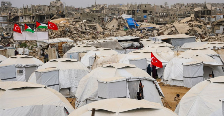 Yıldız Tilbe Çadır Kenti Gazze'de Açıldı