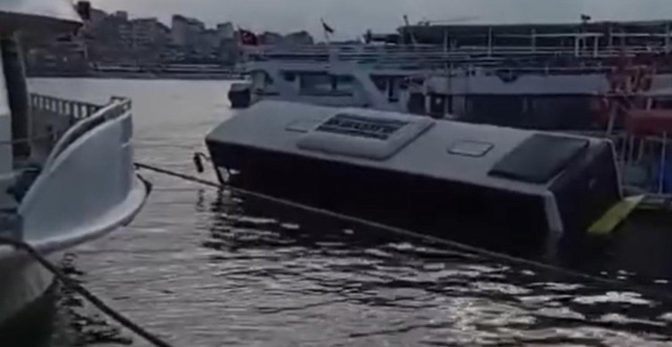 Yine İETT yine kaza! Eminönü'nde İETT otobüsü denize düştü