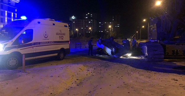 Yol Çalışması Kazaya Neden Oldu: 3 Yaralı