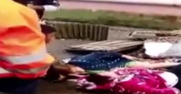 Yoldan Geçerken Başına Balkon Düştü