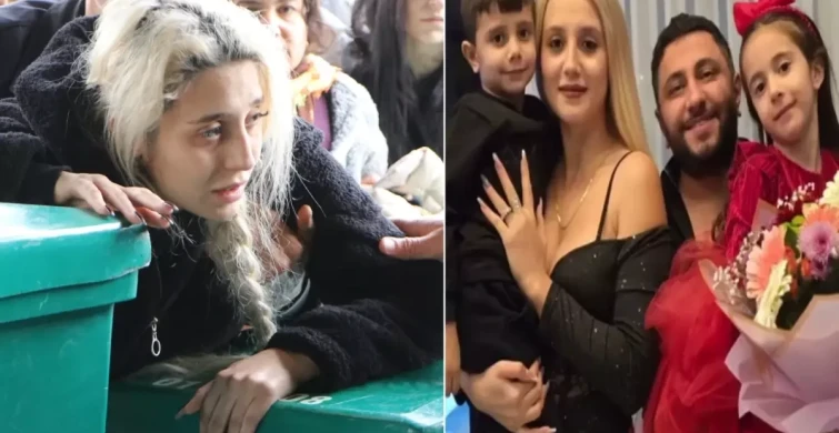 Youtuber babalarının öldürdüğü kardeşler yan yana toprağa verildi! Annenin feryadı yürek dağladı