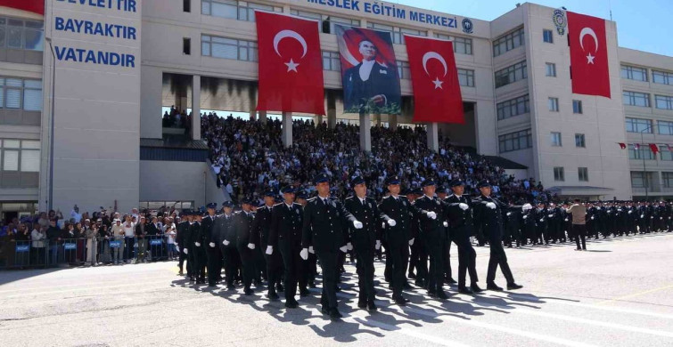Yozgat Polis Meslek Eğitim Merkezi 32. dönem mezuniyet töreni duygusal anlara sahne oldu
