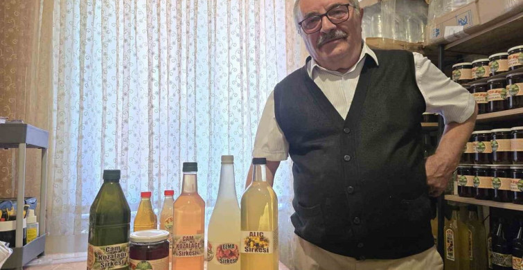 Yozgat'ta çam kozalağından turşu üretildi