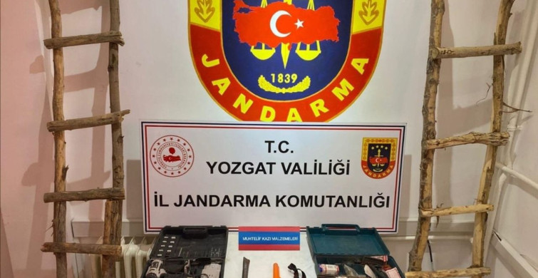 Yozgat'ta İzinsiz Kazı Yapan Dört Şüpheli Yakalandı