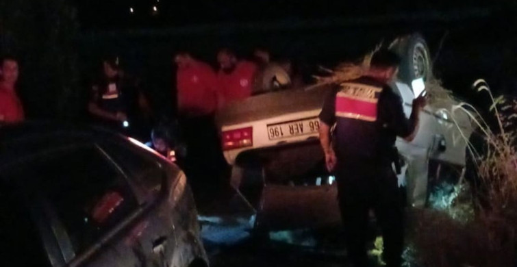 Yozgat'ta otomobil takla attı, sürücü yaralandı