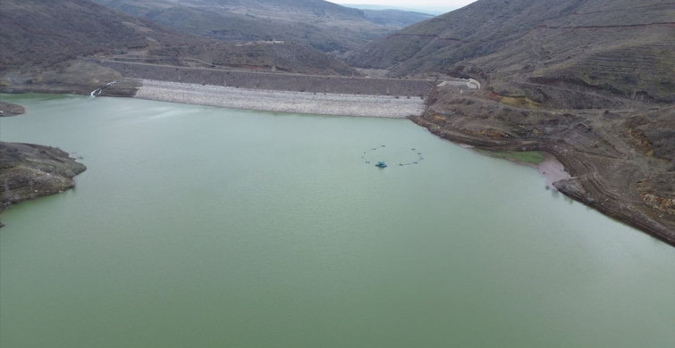 Yozgat'taki Musabeyli Cemil Çiçek Barajı'nda Su Seviyesi Artıyor