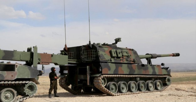 YPG Mevzilerine Ateş Yağıyor