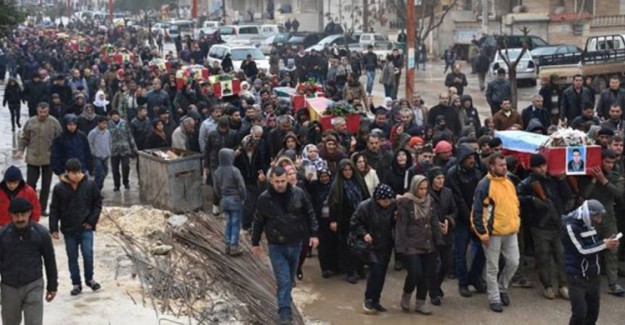 YPG'lilerin Leşleri Toplu Olarak Gömüldü!