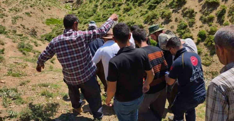 Yüksekova'da yaylada rahatsızlanan çoban sağlık ekipleri tarafından kurtarıldı