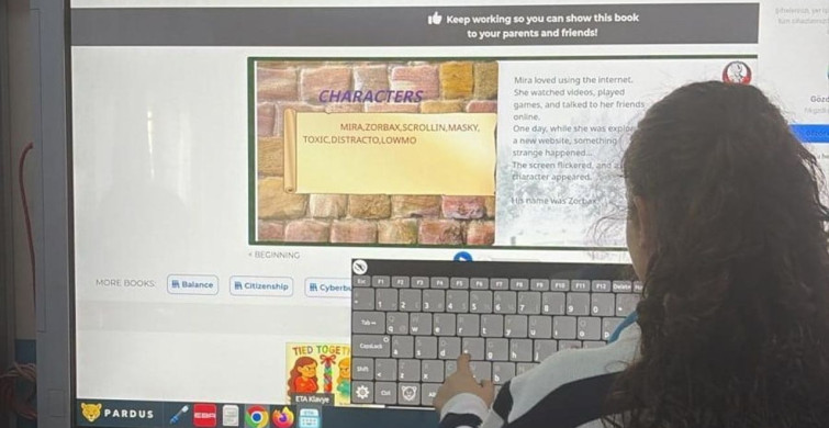 Yunusemre'de öğrenciler dijital çalışmalarıyla Avrupa'ya açıldı