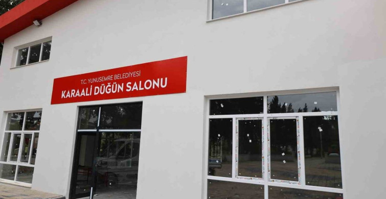 Yunusemre'den Karaali'ye Yeni Düğün Salonu